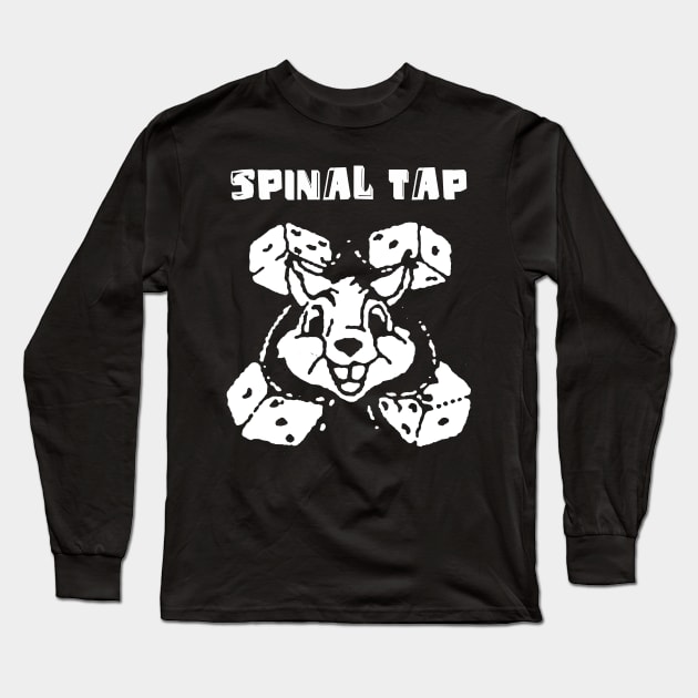 spinal tap rabbit dice Long Sleeve T-Shirt by doggo babushka